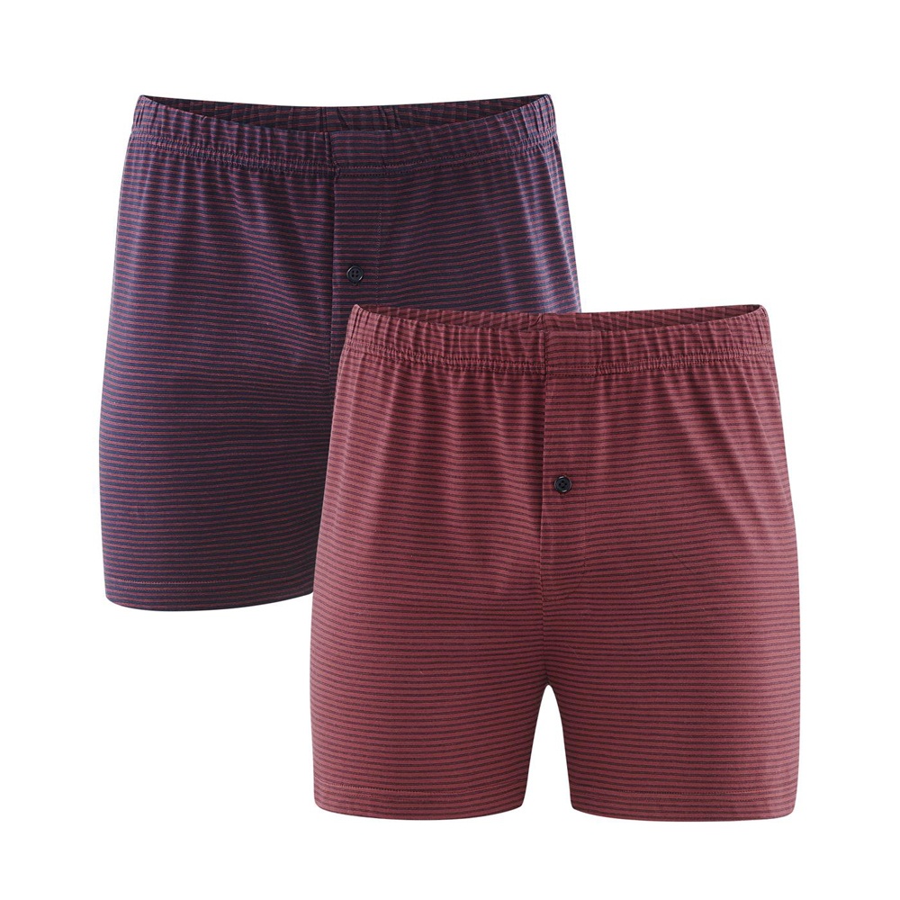 2Pack Men's Single Jersey Boxer Shorts in Organic Cotton [4388V] £27.50 Cambridge Baby