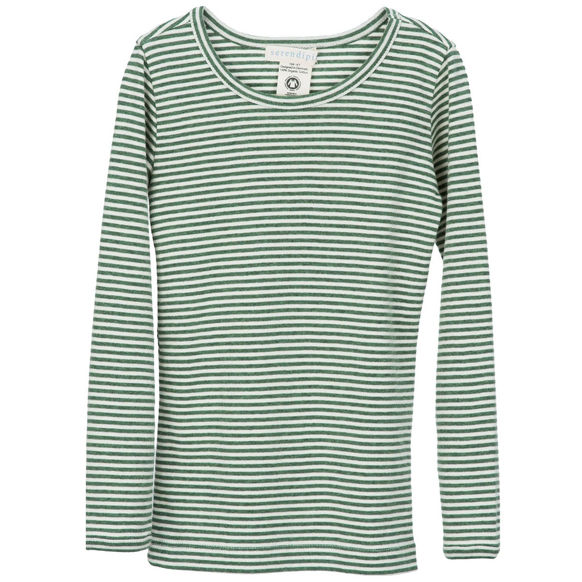 Slim Stripe Long-Sleeved Children's T-shirt in GOTS-certified Fair ...