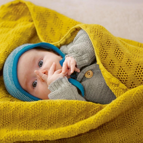 Delicate Wool Blanket in Organic Merino Wool