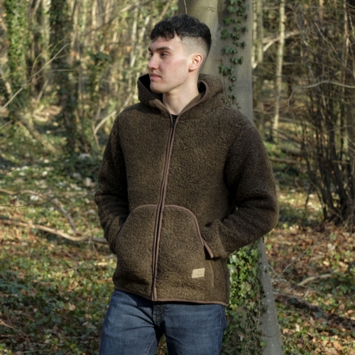 Adult's Wool Zipped Alasken Hoodie