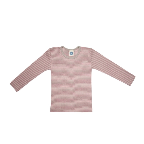Children's Long-Sleeved Top in Wool, Silk & Organic Cotton [91233] - £ ...