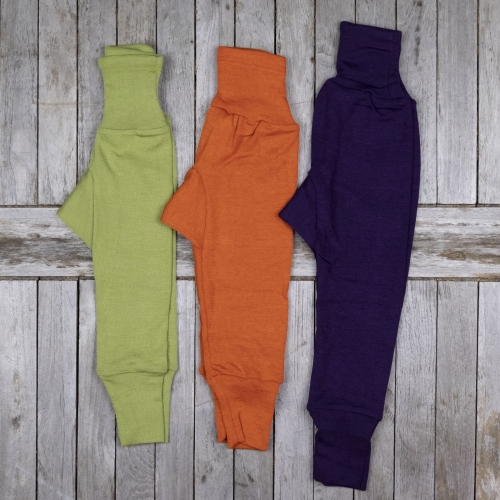 Baby Trousers in Organic Merino Wool & Silk