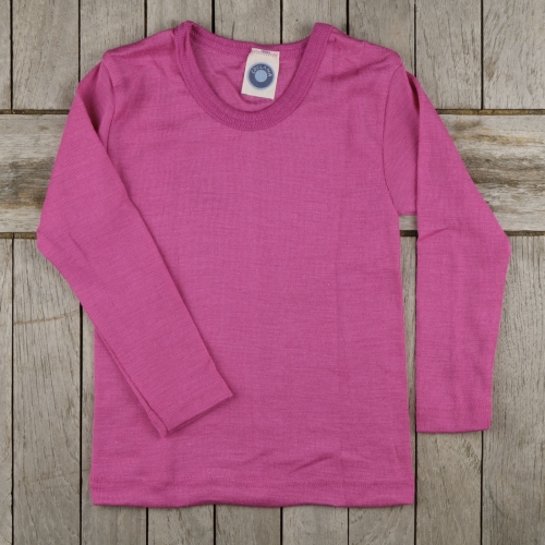 Women's Long Sleeve Underwear Shirt  Organic Merino Wool / Cotton - Little  Spruce Organics