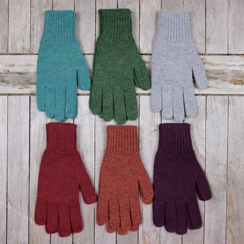 Women's Wool Gloves in Organic Baby Alpaca