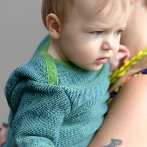 Baby Jumper in Organic Merino Wool Melange