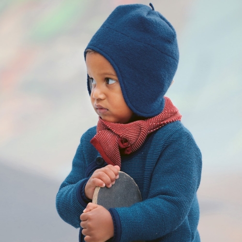 Winter Hat in Boiled Organic Merino Wool