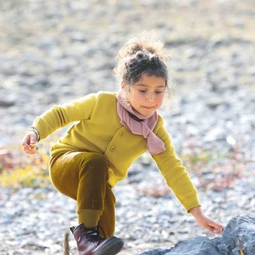 Children's Cardigan in Organic Merino Wool Children's Cardigan in Organic Merino Wool