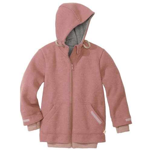 Hooded Jacket in Boiled Organic Merino Wool Hooded Jacket in Boiled Organic Merino Wool