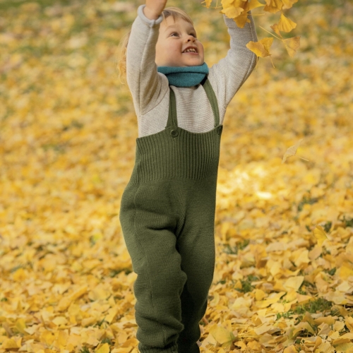 Dungarees in Organic Merino Wool Dungarees in Organic Merino Wool