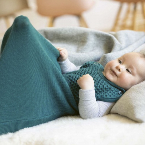 Knitted Organic Merino Wool Sleeping Bag without Sleeves