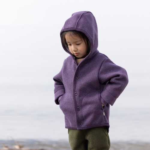 Sturdy Wool Coat with Cuffs