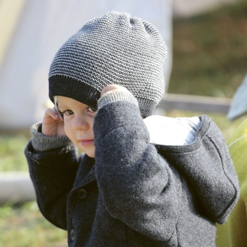 Child's Beanie Hat in Organic Merino Wool