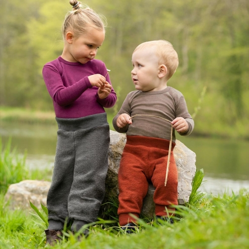 Trousers in Organic Boiled Merino Wool [593600] - £50.00