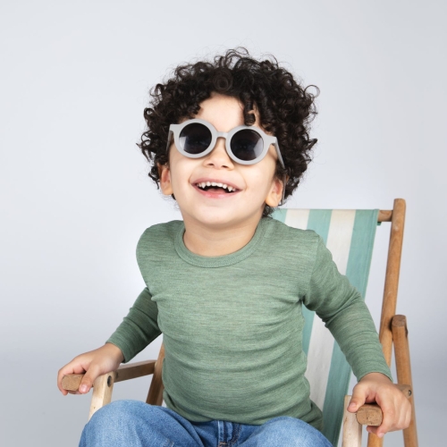 Organic Merino Wool Long-Sleeved Vest Top