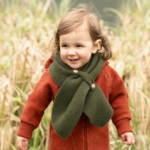 Children's Scarf in Organic Merino Wool Fleece