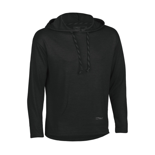 Men's Interlock Hoody in Merino Wool and Silk with 2% Elastane