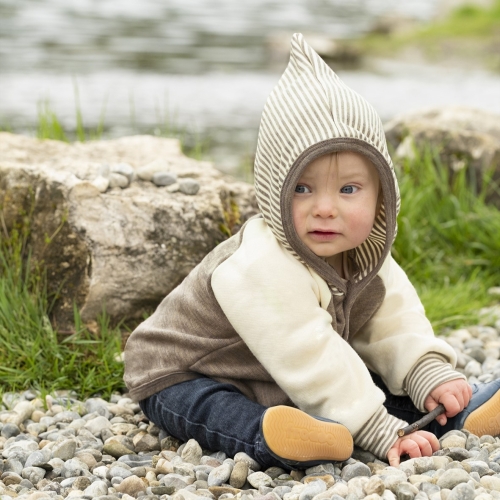 Organic Merino Wool Terry Baby Jacket