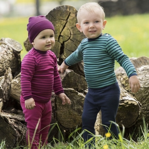 Leggings for Babies and Children in Wool & Silk