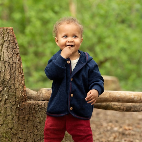 Organic Merino Wool Terry Baby Jacket