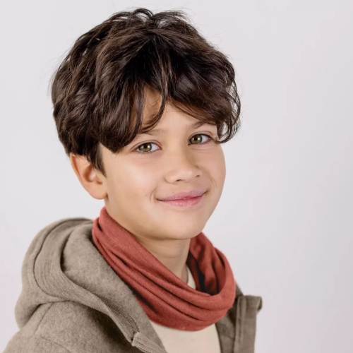 Children\'s Snood In Organic Merino Wool & Silk