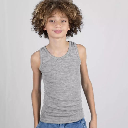 Wool & Silk Sleeveless Vest