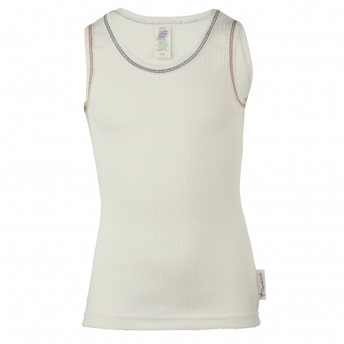 Children's Ribbed Organic Cotton Vest