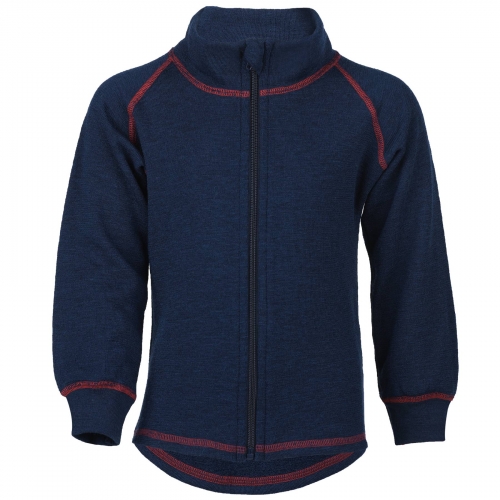 Children's Zip Jacket in Organic Merino Wool Terry