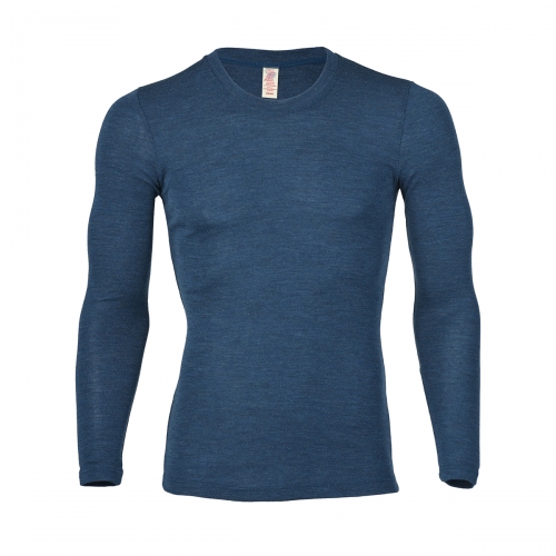 Men's Long Sleeved Vest In Machine Washable Organic Merino Wool Men's Long Sleeved Vest In Machine Washable Organic Merino Wool
