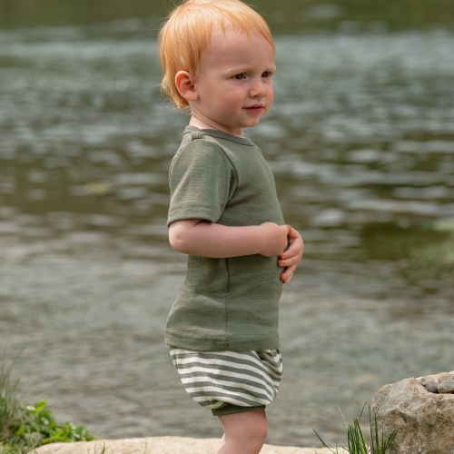 Organic Wool & Silk Baby Shorts