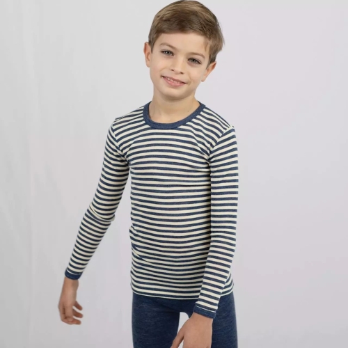 Fine Merino Wool Long-Sleeved Vest, Machine-Washable