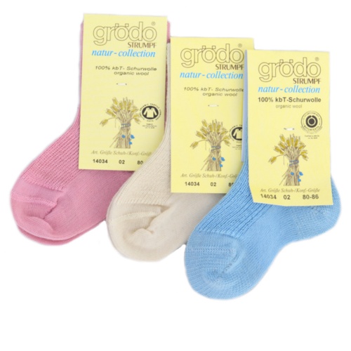 2-Pack - Baby Socks in Organic Wool