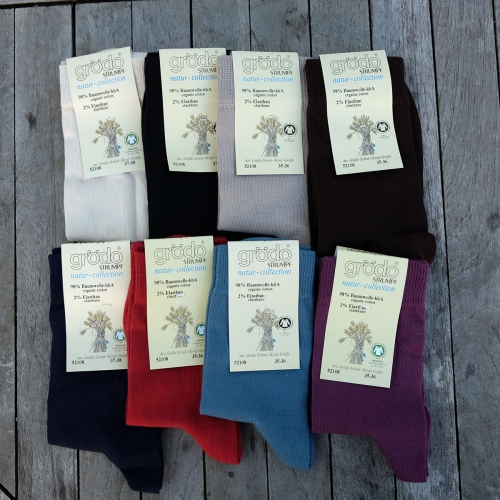 2-Pack Fine Organic Cotton Socks for Adults 2-Pack Fine Organic Cotton Socks for Adults