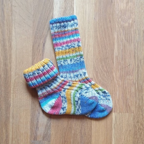 Beautiful Hand-Knitted Style Wool Socks for Babies