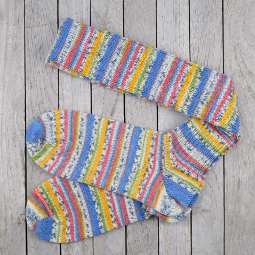Knee Length Hand-Knitted Style Wool Socks for Adults Knee Length Hand-Knitted Style Wool Socks for Adults