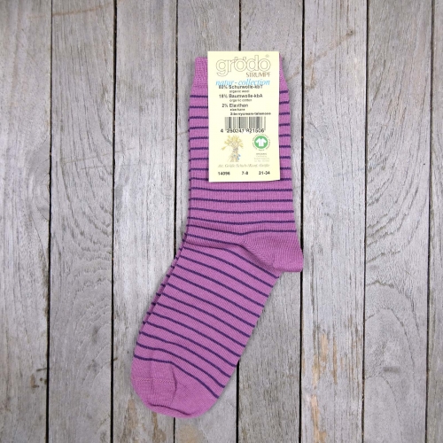Children's Stripy Socks in Organic Wool & Cotton [14096] - £8.00 ...
