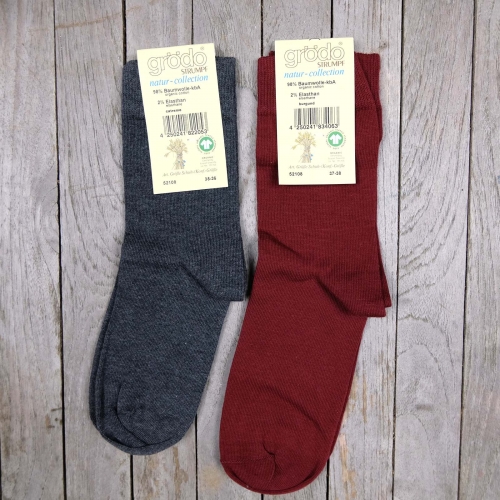 2-Pack Fine Organic Cotton Socks for Adults | 2-Pack Adults Socks in ...