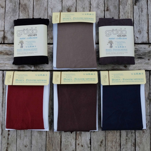 Fine Organic Cotton Tights for Women