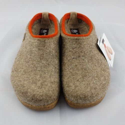 wool felt slippers rubber sole