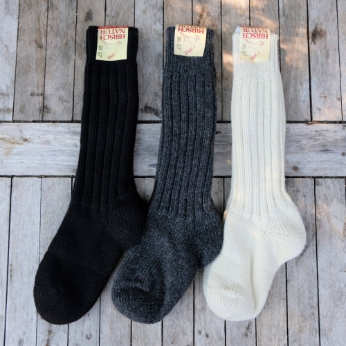 Adult's Half Pound Socks In Organic Wool