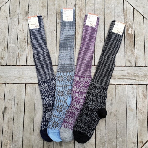 Adult's Knee Socks In Organic Wool Adult's Knee Socks In Organic Wool