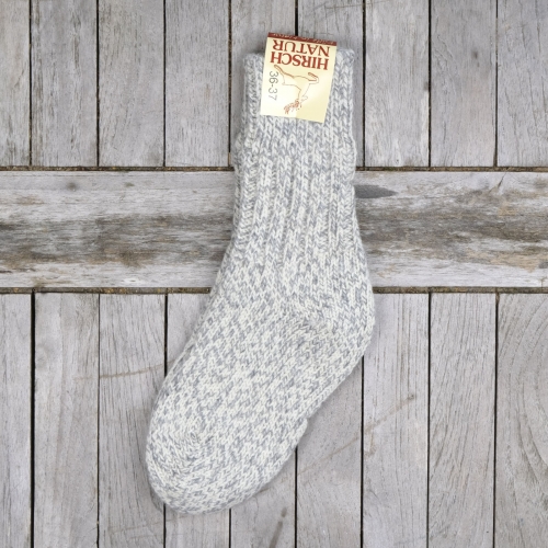 Adult's Norwegian-Style Thick Knit Wool Socks