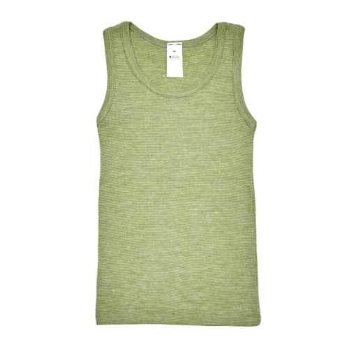 Children\'s Sleeveless Vest in Organic Cotton, Wool and Silk