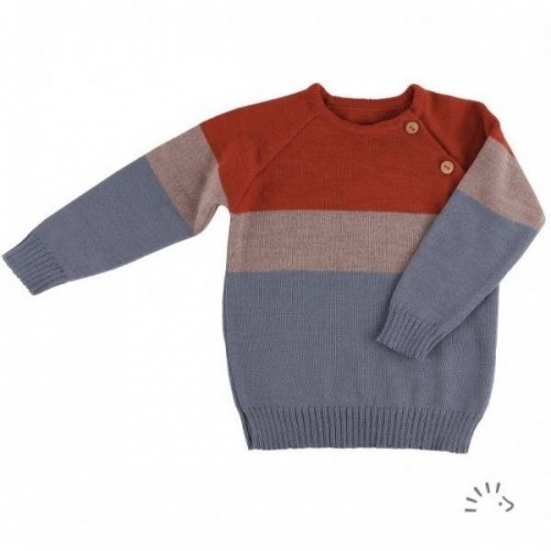 Stripy Sweater in Organic Cotton