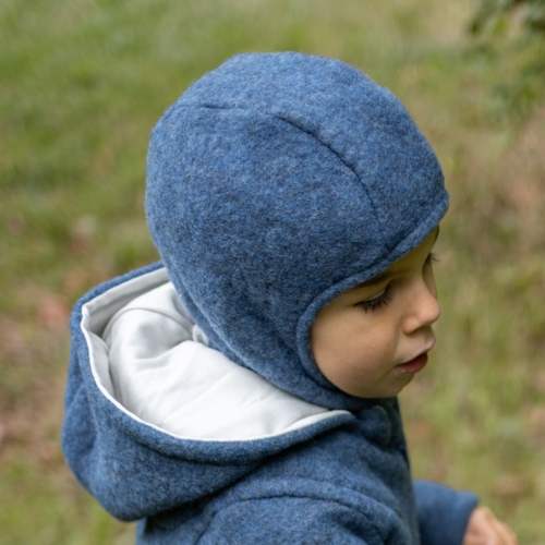 Organic Merino Wool Fleece Balaclava with Organic Cotton Lining