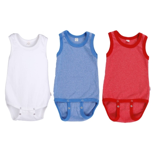 Organic Cotton Sleeveless Bodysuit