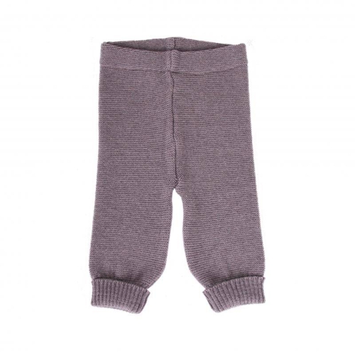 Knitted Baby Trousers in Organic Merino Wool