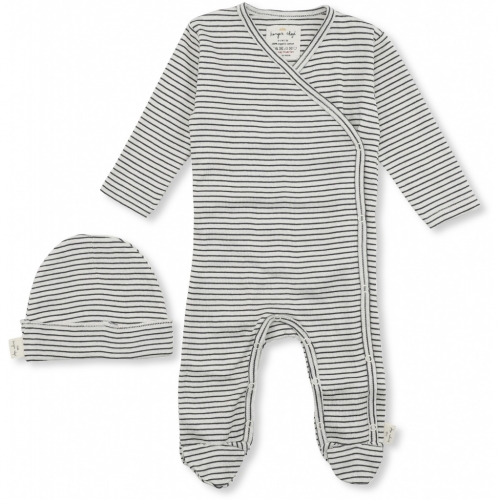 Dio Newborn Sleepsuit and Hat Set in Organic Cotton
