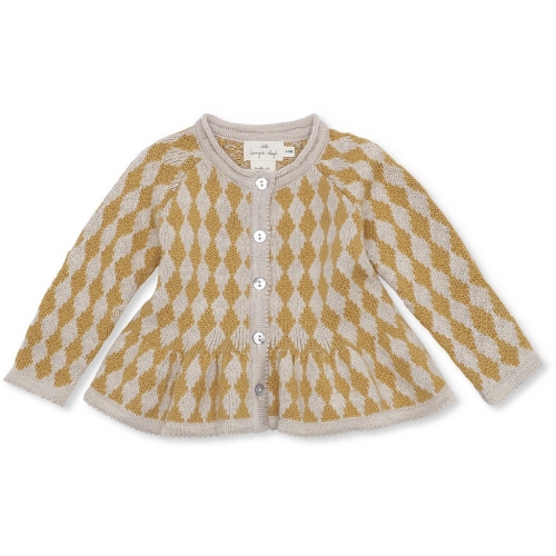 Meomi Frill Cardigan in Organic Merino Wool Meomi Frill Cardigan in Organic Merino Wool