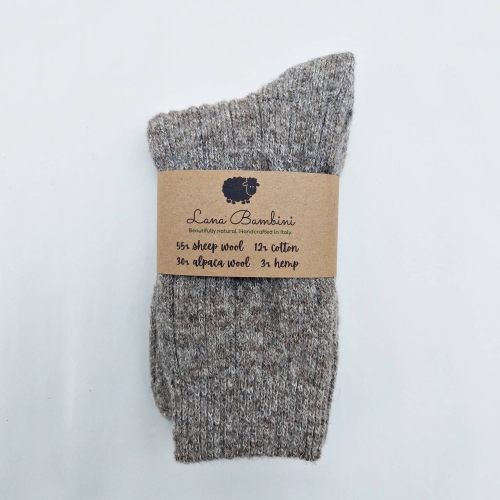 Adult's Natural Short Anna Socks