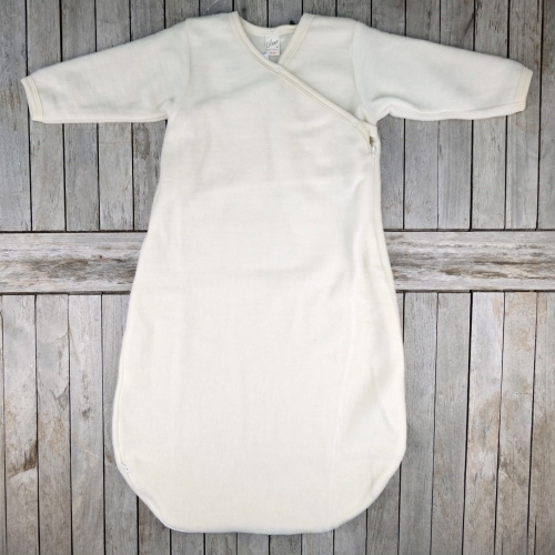 Organic Merino Wool Brushed Terry Wrapover Sleeping Bag Organic Merino Wool Brushed Terry Wrapover Sleeping Bag